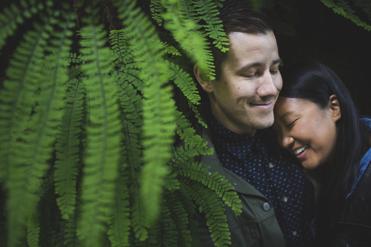 Erica+Chris - Fern Canyon Engagement - The Rasers 06