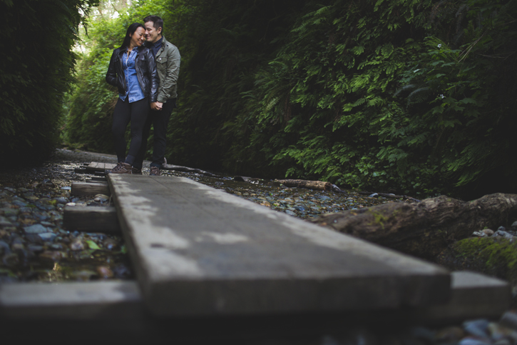 Erica+Chris - Fern Canyon Engagement - The Rasers 07
