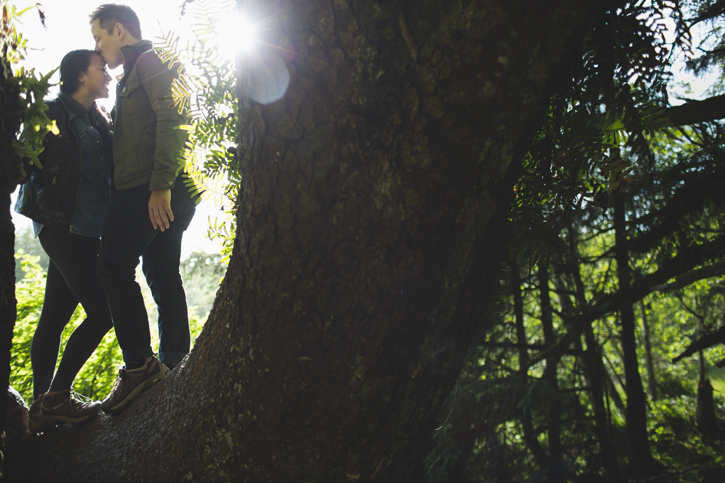 Erica+Chris - Fern Canyon Engagement - The Rasers 10
