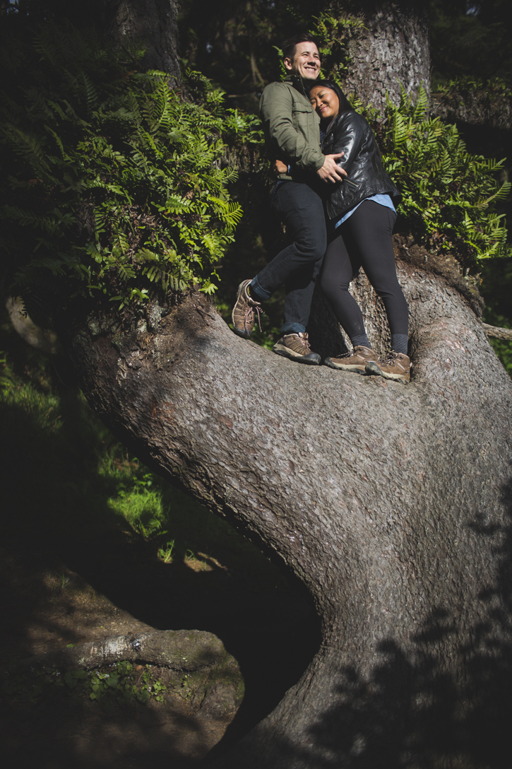 Erica+Chris - Fern Canyon Engagement - The Rasers 17
